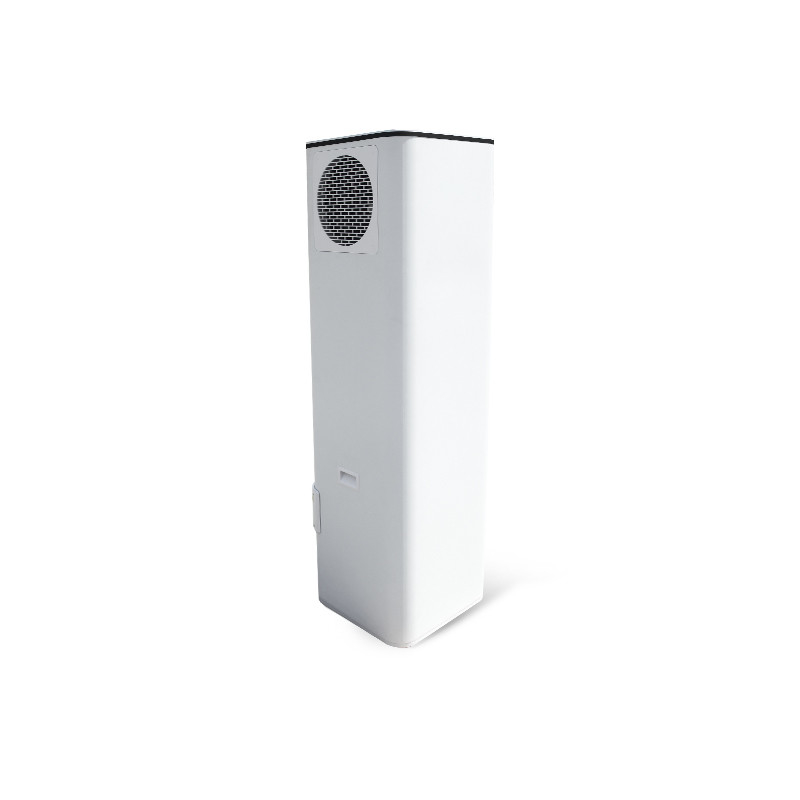 Aquecedor de Água Doméstico com Bomba de Calor, Refrigerante R290 ou R410a, 200L/250L, com Design Silencioso e Quadrado